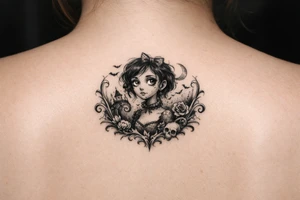 Un. Tatou, inspiré des classiques de film de Tim Burton. tattoo idea