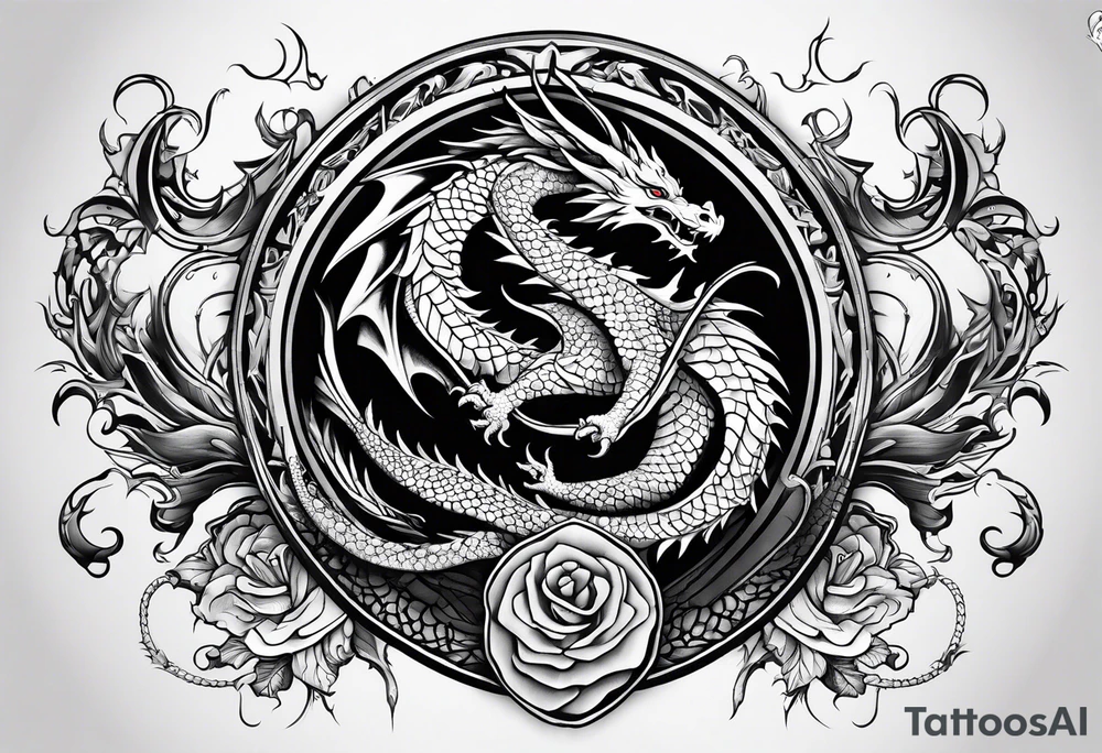 dragons tattoo idea