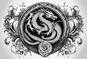 dragons tattoo idea