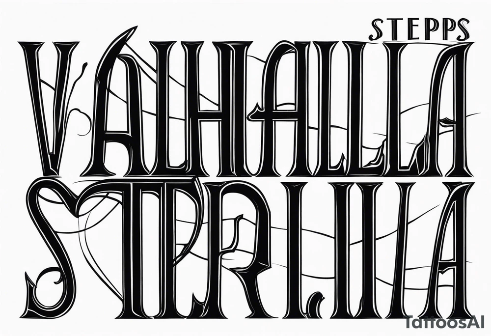 Valhalla  steps tattoo idea
