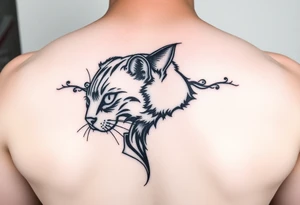 Black Cat tattoo idea