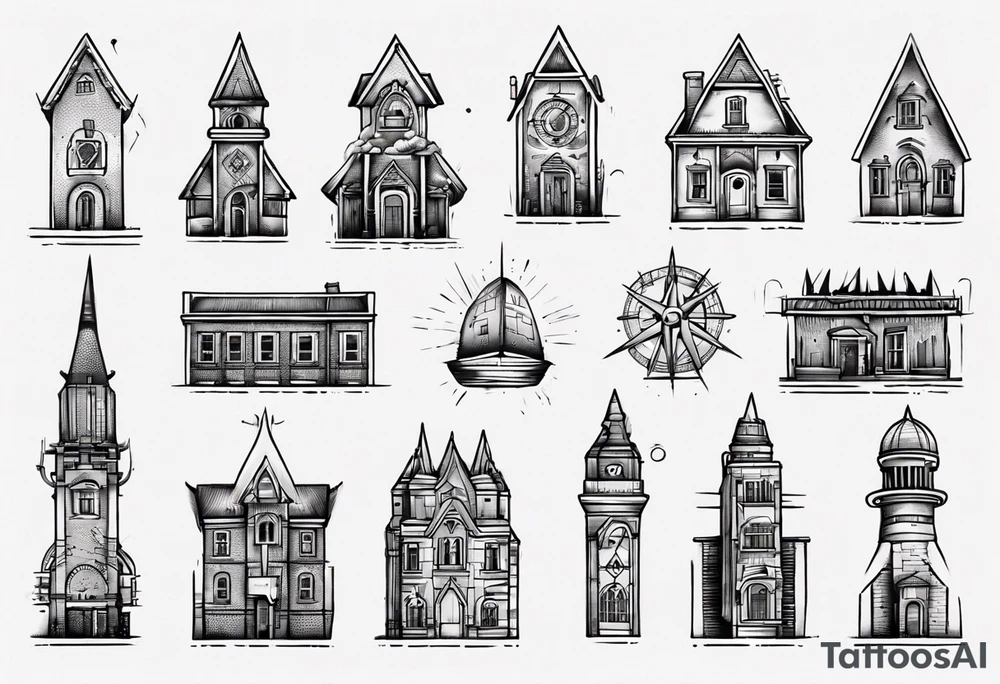 Building tattoo idea