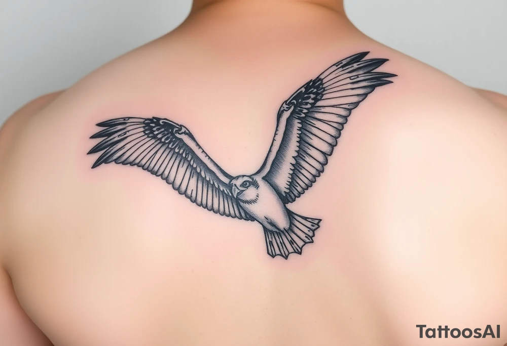 Osprey in a dive tattoo idea