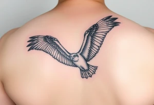 Osprey in a dive tattoo idea