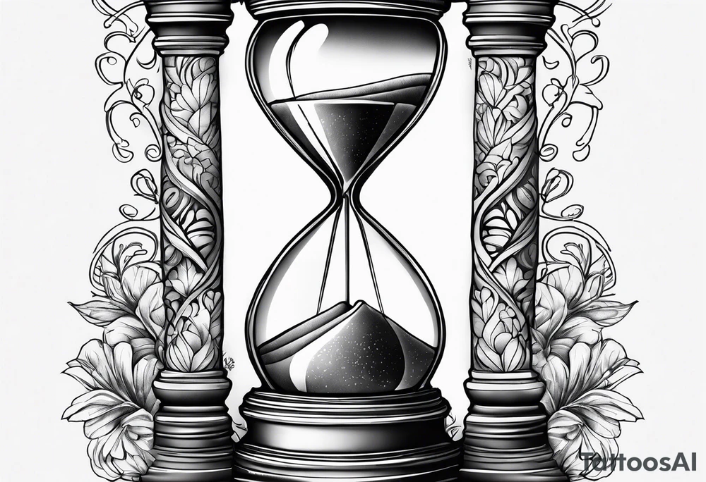 Hourglass tattoo idea