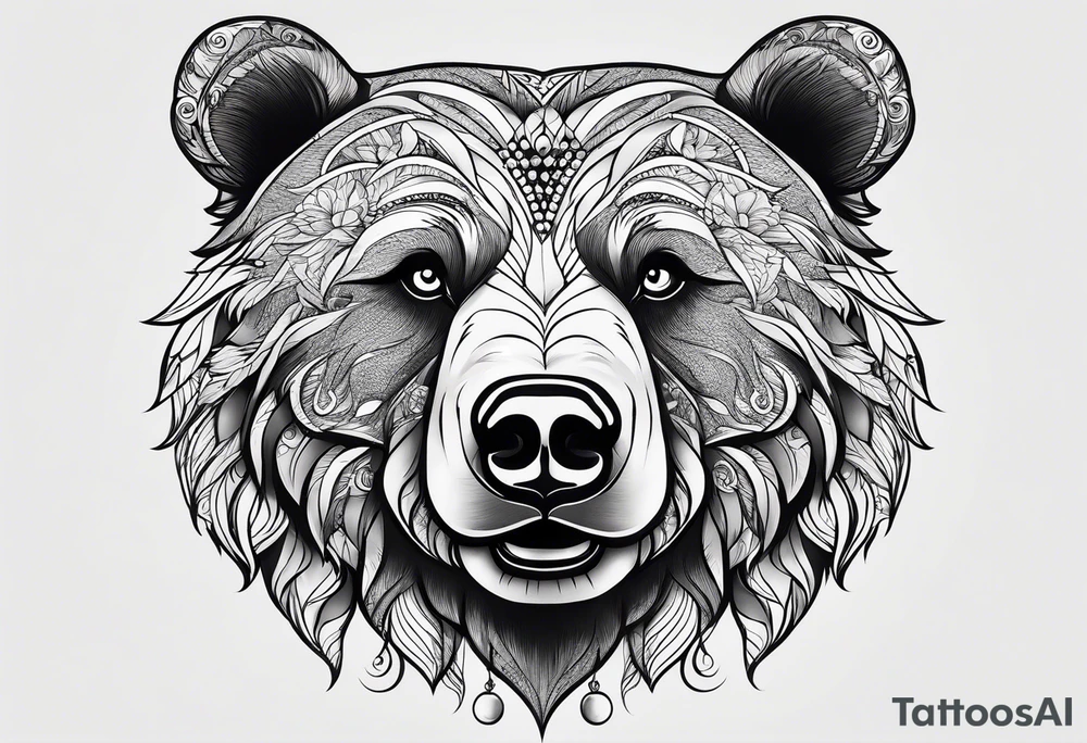 Bear tattoo idea