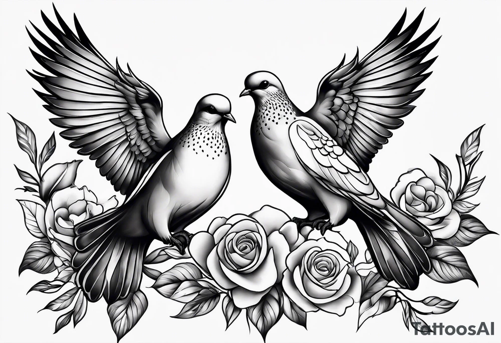 doves tattoo idea