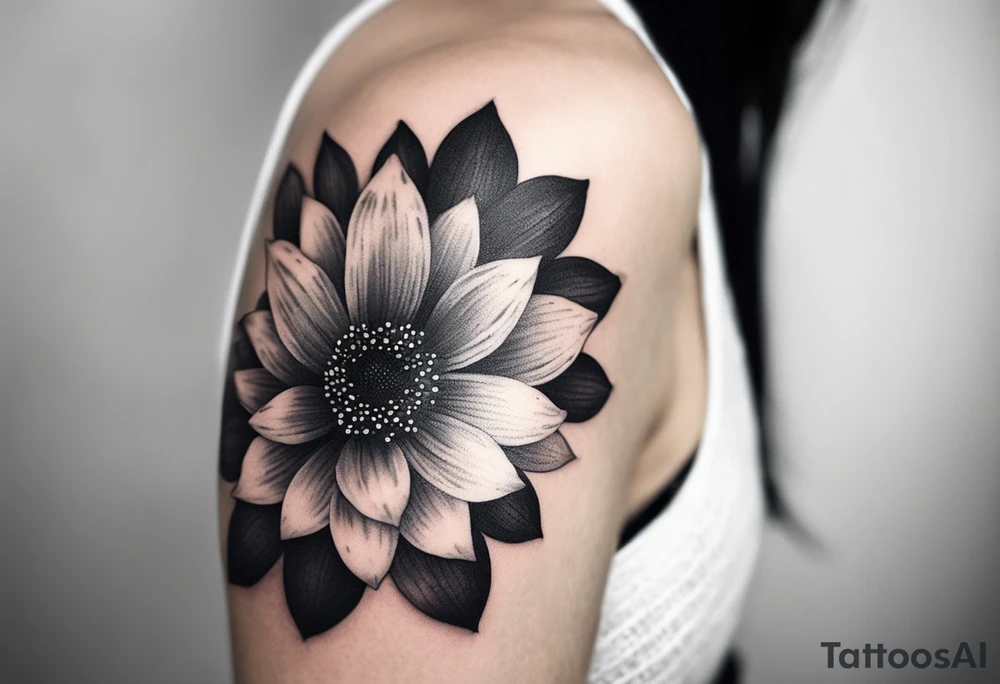 flower sleeve tattoo idea