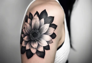 flower sleeve tattoo idea