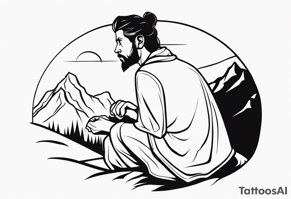 A shepherd who is fearful tattoo idea