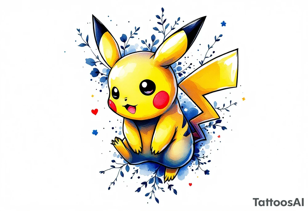 pikachu tattoo idea