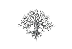 Irish shoulder tattoo, that is non-religious and has a Celtic tree tattoo idea