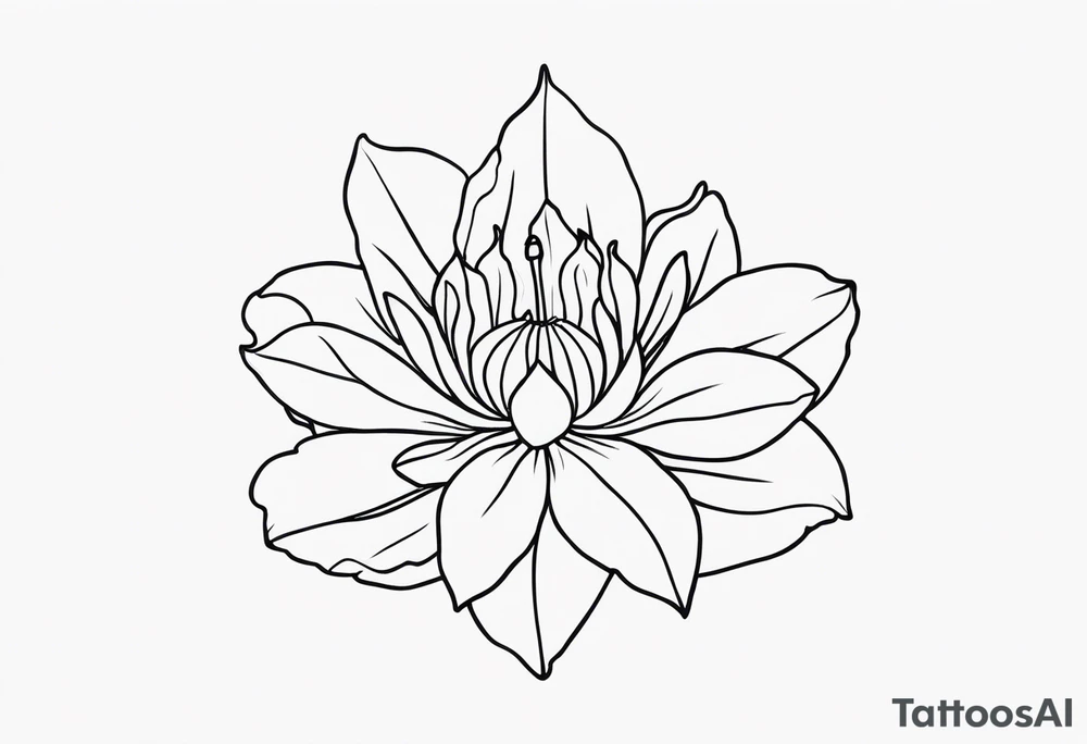 Simple oklahoma outline tattoo idea