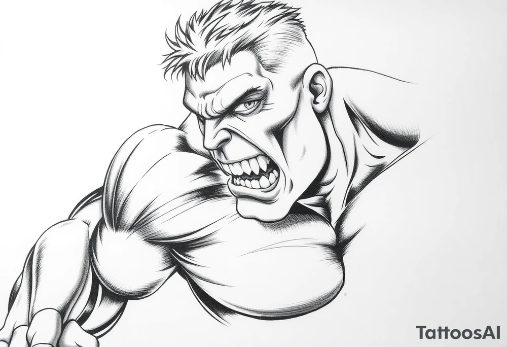 hulk tattoo idea