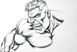 hulk tattoo idea