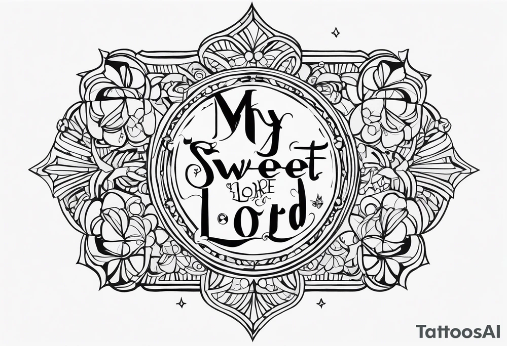 your interpretation of the george harrison song "my sweet lord" tattoo idea