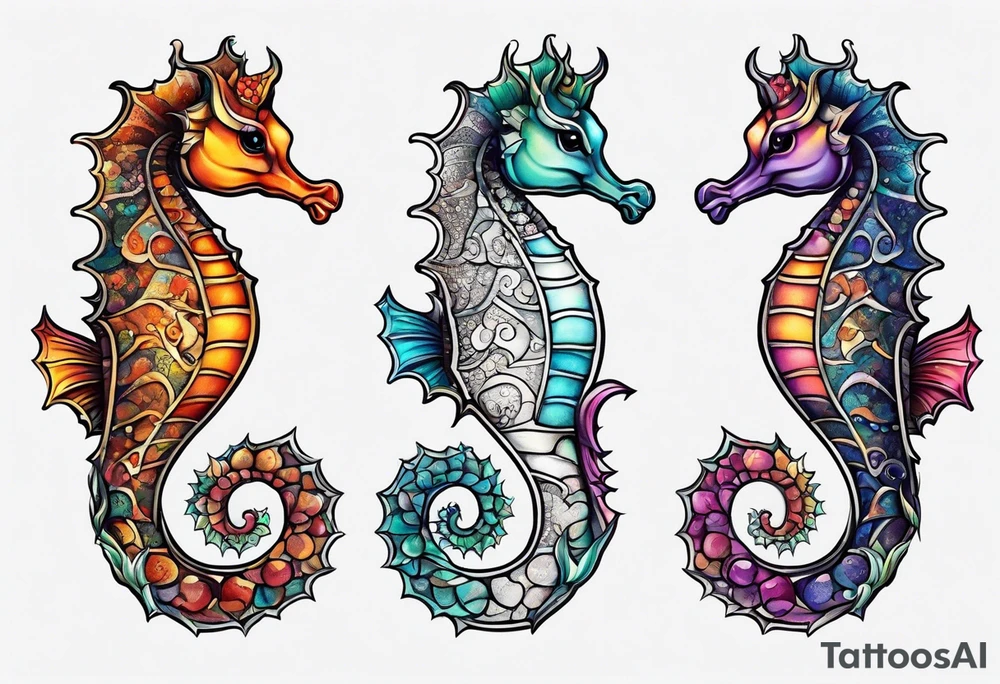 seahorse tattoo idea