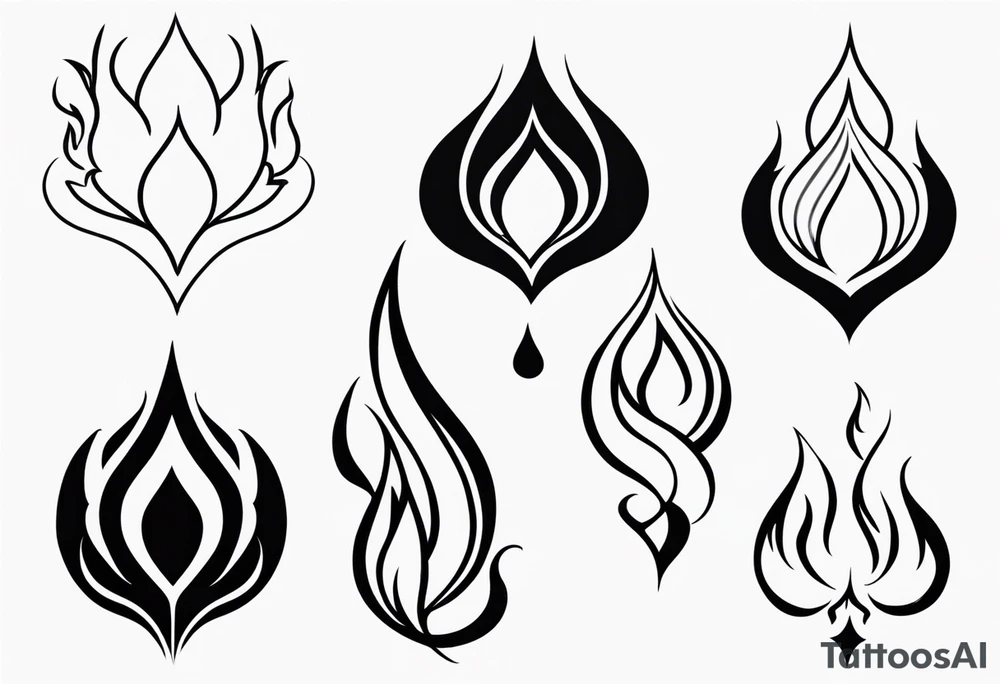 flames tattoo idea