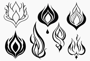 flames tattoo idea