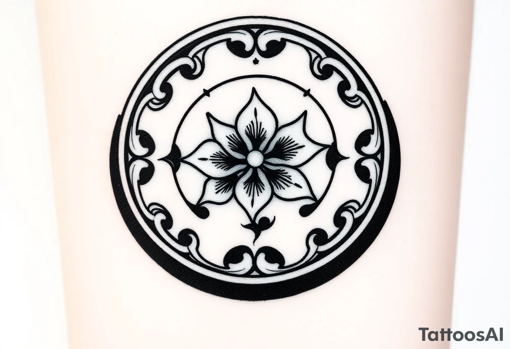 draw a circular design centered on Naruto’s iconic stomach seal—the Eight Trigrams Sealing Style, with its intricate swirls and bold lines.replace the innermost spiral with a cluster of golden lilies (Bosnian Fleur-de-lis), a symbol from the Bosnian coat of arms. These lilies could bloom outward, their petals subtly blending into the seal’s radiating lines.
Surrounding the seal, you could incorporate a faint, weathered outline of the Stari Most (Old Bridge) in Mostar, its arch curving protectively around the design. tattoo idea