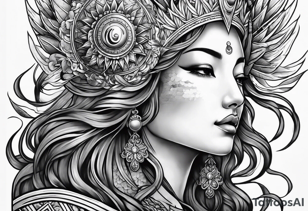 apollo
god of the sun tattoo idea