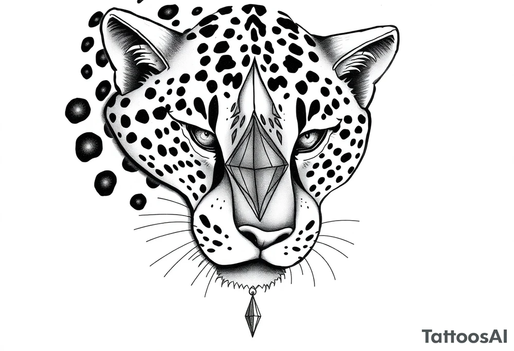 Cheetah print, diamond, mississippi, unique tattoo idea