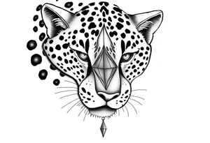 Cheetah print, diamond, mississippi, unique tattoo idea