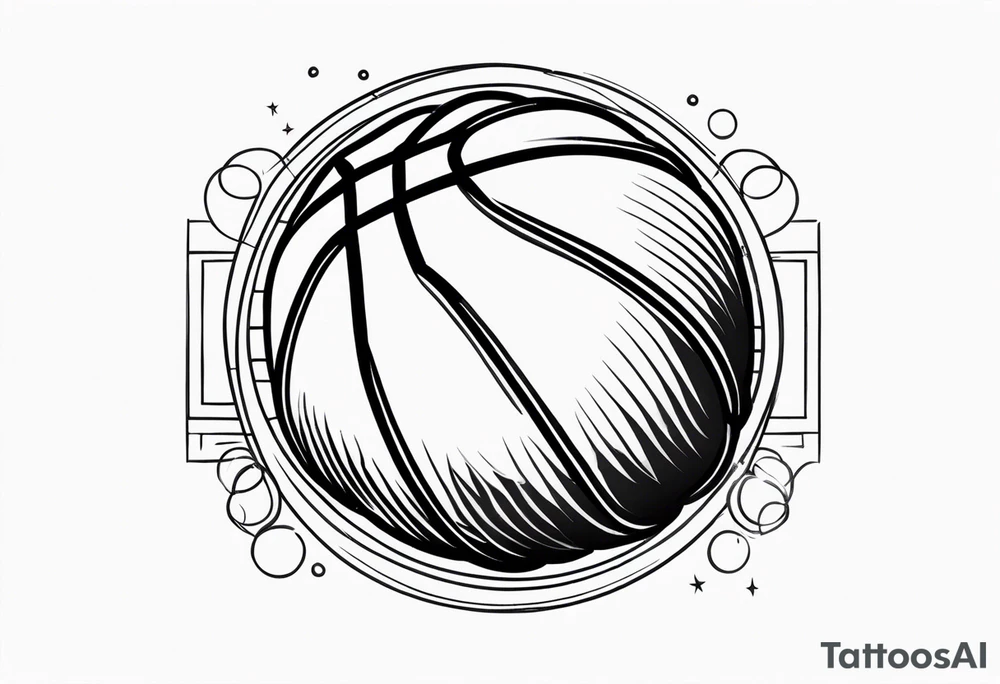 Basketball tattoo idea