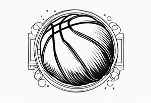 Basketball tattoo idea