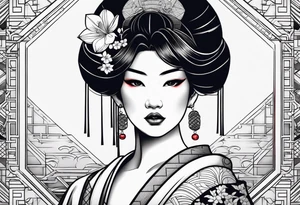 Geisha tattoo idea