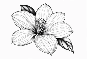 Platycodon grandiflorus goes around the arm tattoo idea