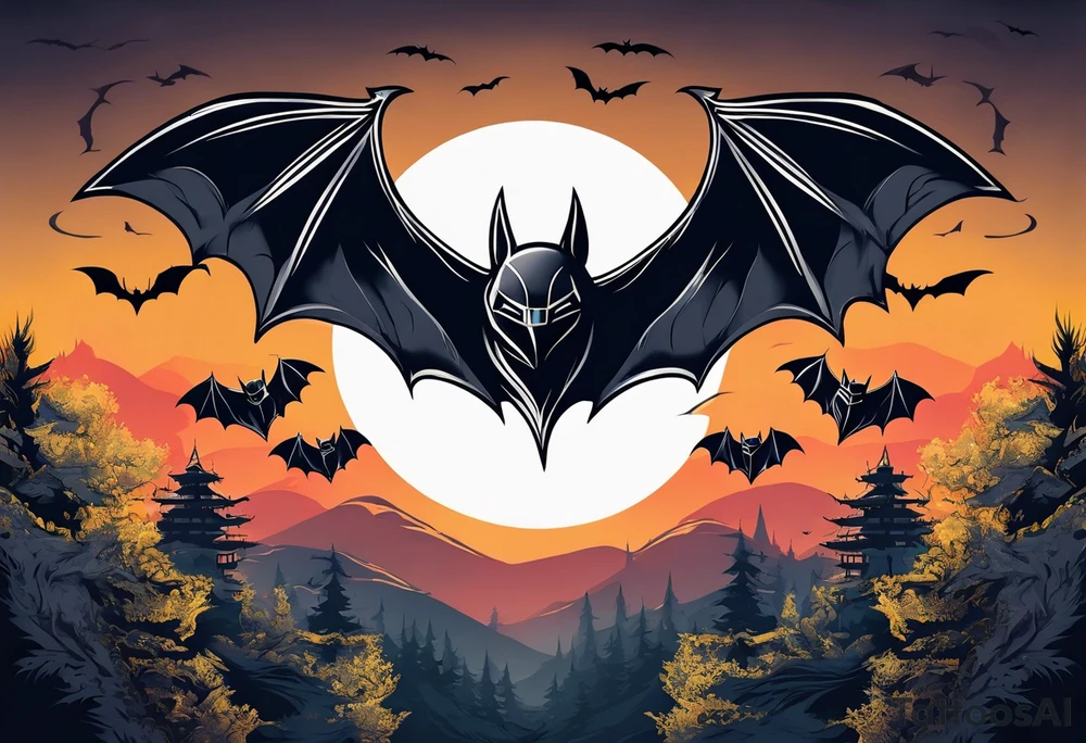 3 bats tattoo idea