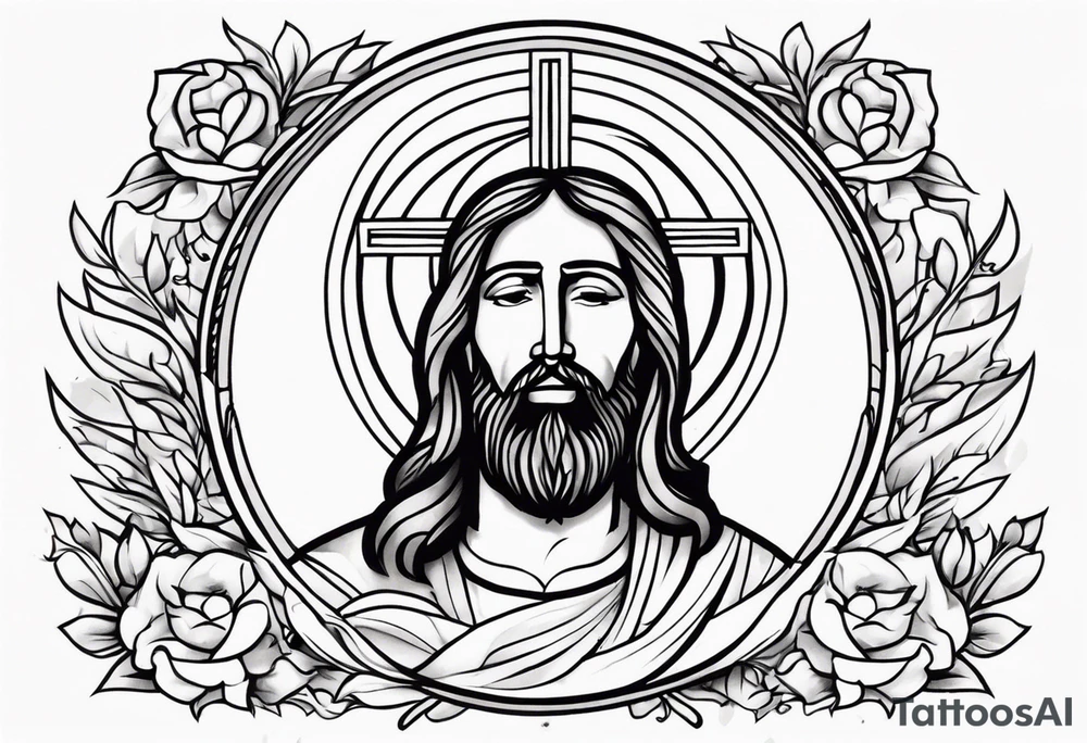 jesus loves you tattoo idea