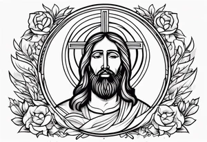 jesus loves you tattoo idea