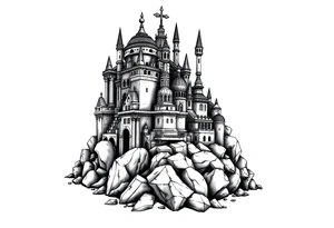 city of 
Atlantis tattoo idea