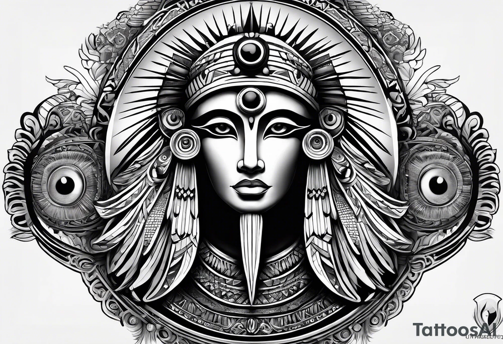 OLHO EGIPCIO ESQUERDO DE HORUS tattoo idea