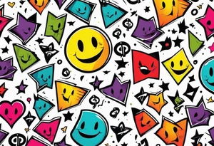 Dollar signs tattoo idea