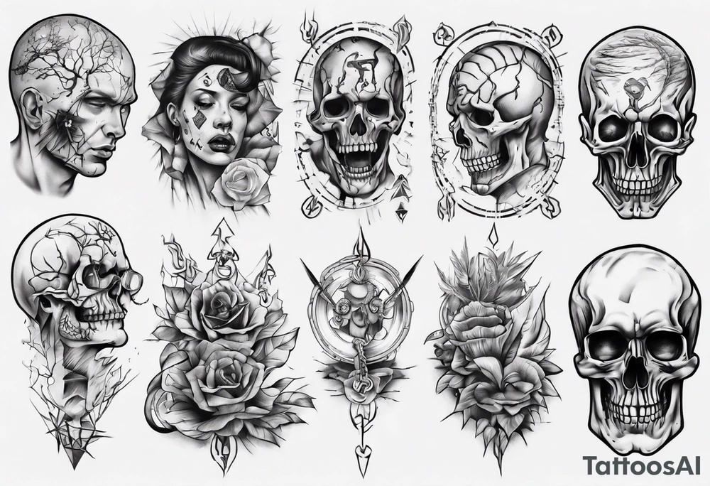 mental pain tattoo idea