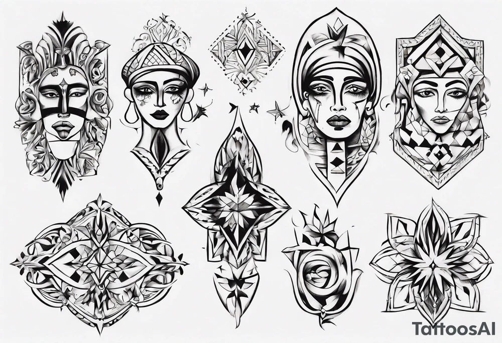 royal morocco tattoo idea