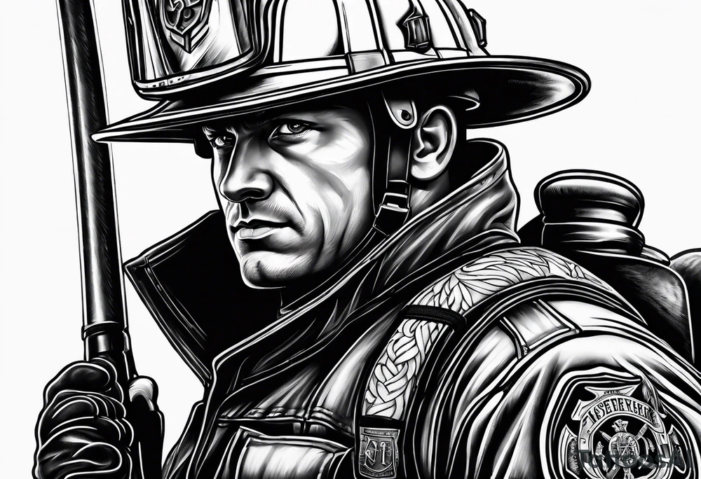Firefighter tattoo idea