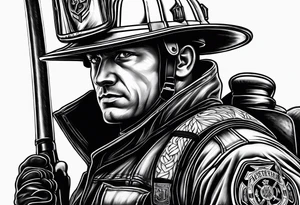 Firefighter tattoo idea