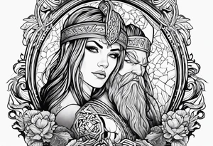 Kendra and Bubba, Viking Norse mythology, love tattoo idea