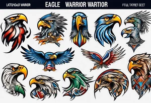 American Eagle Warrior tattoo idea