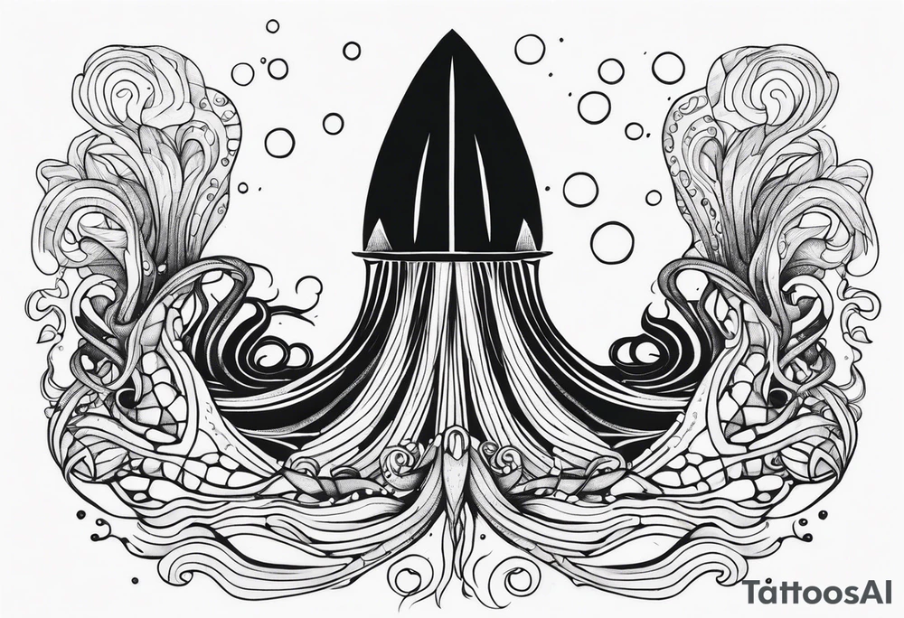 Thalassophobia, squid tattoo idea
