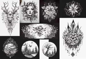 I want one tattoo for my back. Im woman that likes nature, fine line tattoos, some colors but not dark tattoos tattoo idea