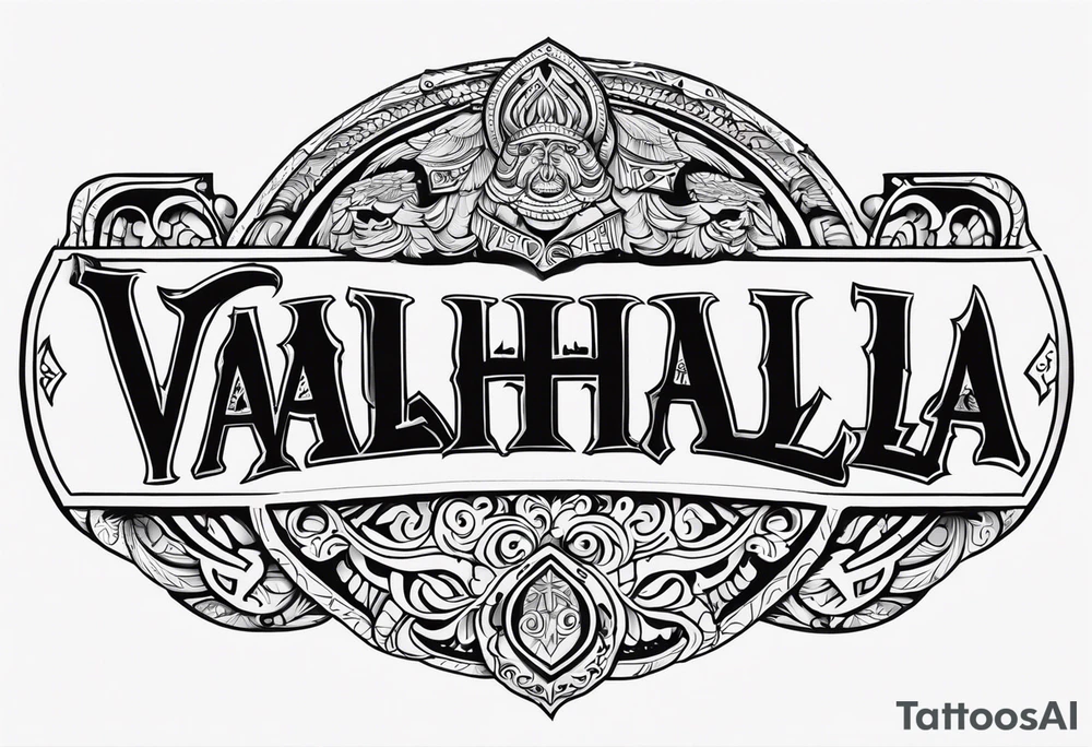 Valhalla tattoo idea