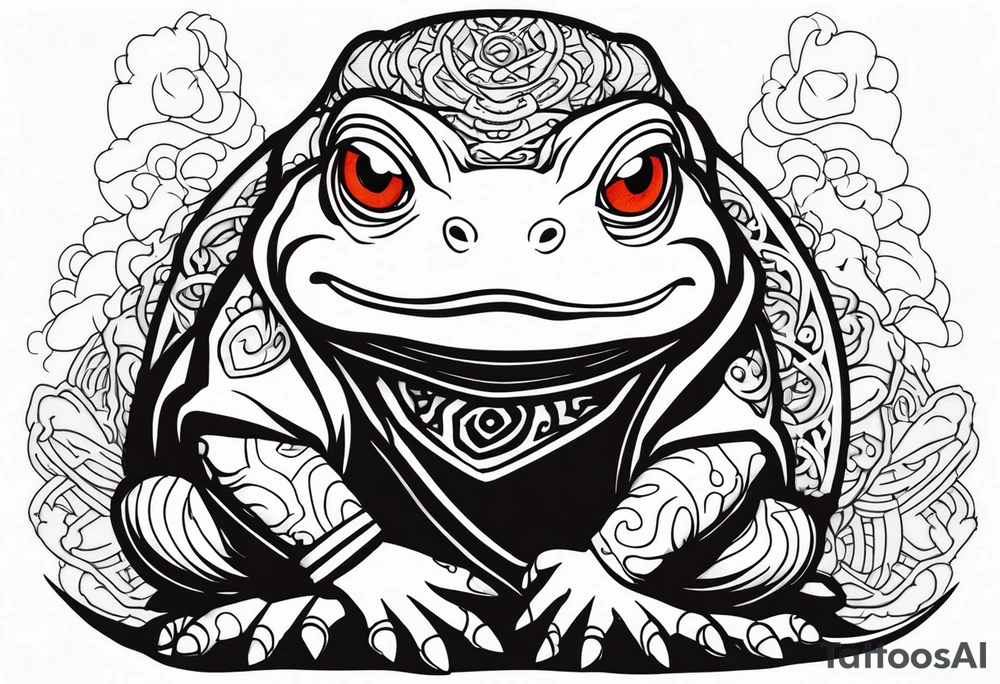 Jiraiya Naruto Gamakichi toad tattoo idea
