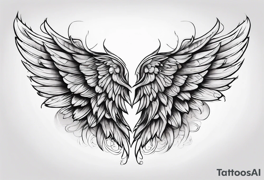 wings tattoo idea