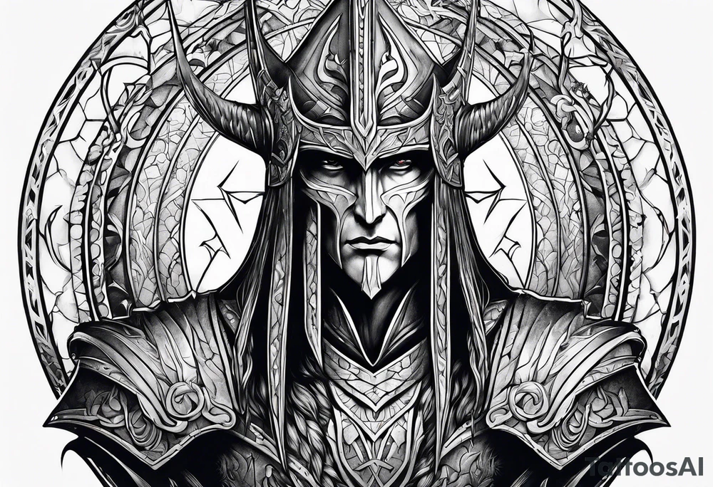 Sauron tattoo idea