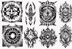 pictures frame tattoo idea